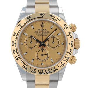 B&P Rolex Daytona 116503 40mm Champagne Luminous Dial Tachymeter Bezel Oyster